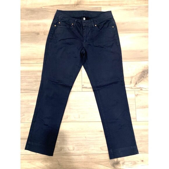 Marina Yachting Navy Blue Jeans The Scrapper Cuff Size 27 - Picture 1 of 13